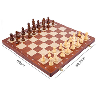 15 "Magnetic Wooden Chess Sets Schach Checkers Set mit 2 Extra Queens Faltbares Holz schachspiel Board Handmade Portable
