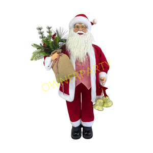 Décoration musicale du Père Noël Décoration artificielle de Noël Usine de décoration de Noël Animatronique du Père Noël Danse avec <span class=keywords><strong>musique</strong></span> - Product Image 1