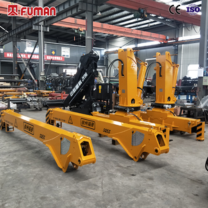 מנוף משאית איכותי של פומן 5 טון 360 °   מנוף נייד עם זרוע טלסקופית ישרה וסיבוב רציף - Product Image 2