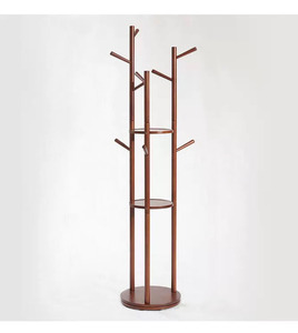 Venta caliente Jiabao Percha para ropa Percha <span class=keywords><strong>de</strong></span> <span class=keywords><strong>pie</strong></span> Ahorro <span class=keywords><strong>de</strong></span> espacio <span class=keywords><strong>Percheros</strong></span> <span class=keywords><strong>de</strong></span> madera multifuncionales - Product Image 1