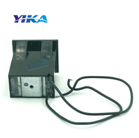 Compteur électromagnétique 6 chiffres YIKA LY-06 (Plastique ABS Noir) Certifié CE RoHS avec Cache de Données 10 Ans pour Copieurs et Consoles de Jeux