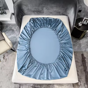 Bán Buôn Tinh Khiết Bông Được Trang Bị Tấm Mềm Mại Thoải Mái Trải Giường Và Trải Giường Cho Nhà Hoặc Khách Sạn Phòng Ngủ Đồng Bằng Phong Cách Giường Mat - Product Image 5