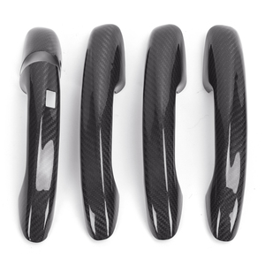 For Mercedes-Benz <strong>C</strong> S E CLS <strong>Class</strong> W204 W205 C205 W207 W218 C63 E63 S63 AMG Not for G <strong>Class</strong> Door Handle Cover Trim Carbon Fiber - Product Image 1