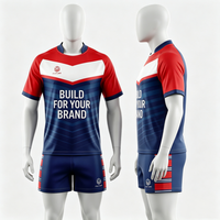 Maillot de football américain personnalisé à faible MOQ pour jeunes, tenue d'entraînement de football à manches courtes pour adolescents, shorts pour écoles, 100 % coton