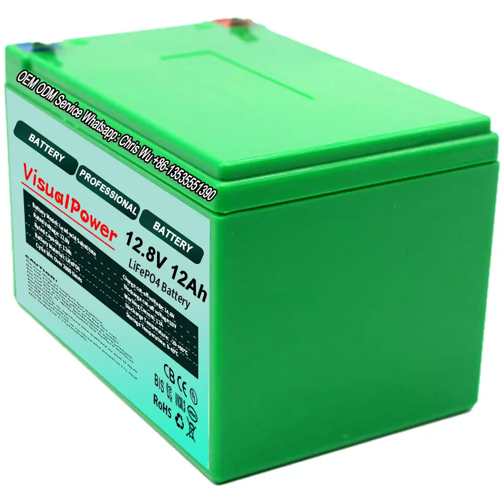 Batteria agli ioni di litio 12v 7Ah 10Ah 12Ah 20Ah 30Ah 50Ah 75Ah 100Ah 150Ah 200Ah 300Ah Lifepo4