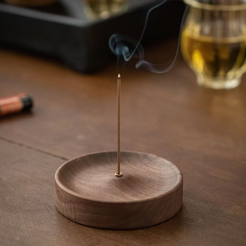 Black Walnut Solid Wood Incense Burner