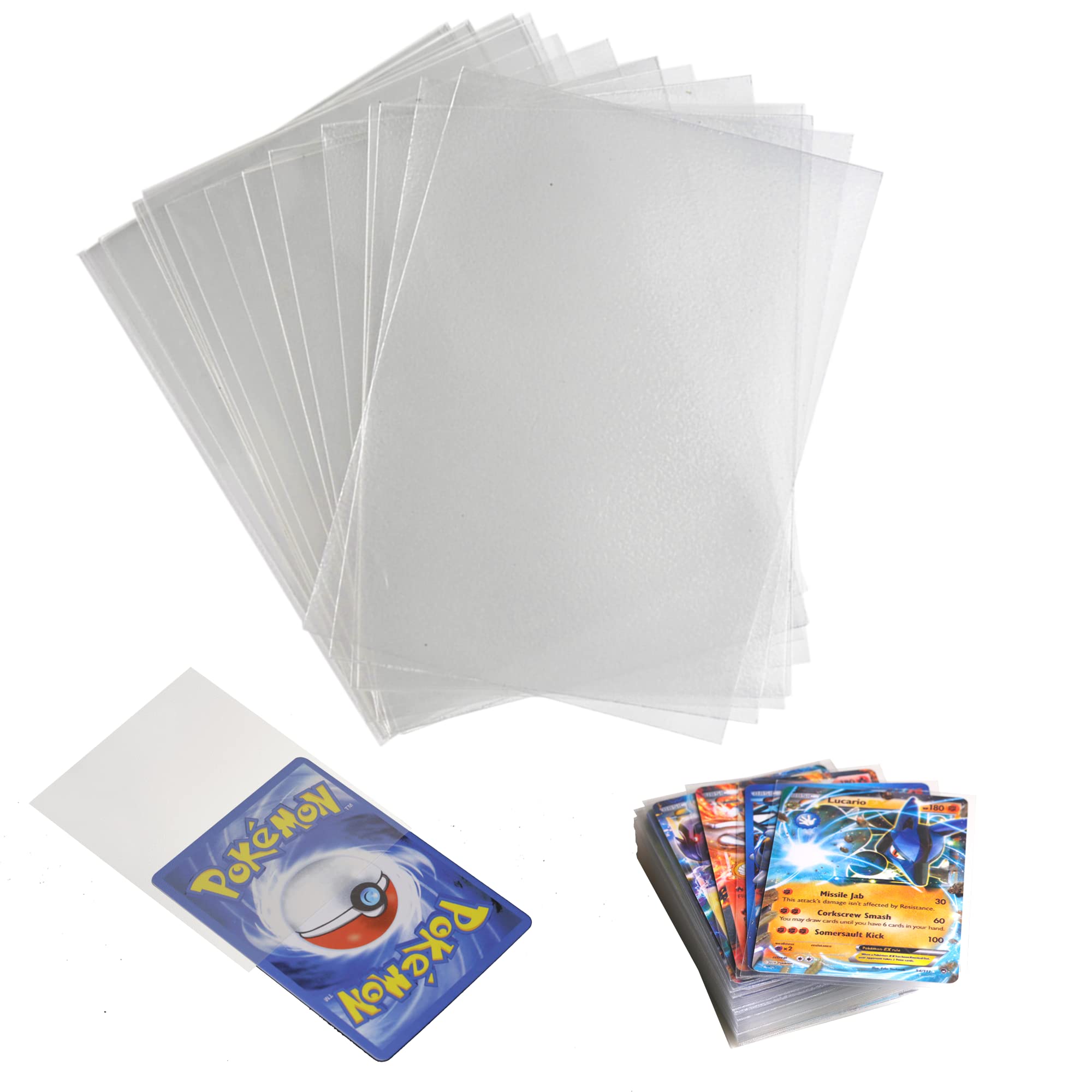 trading card sleeves [78x133MM] Meowcafe Premium CPP Card Sleeve for 75x130mm Tarot Photocard or 72x129mm Trading Card SE-16
