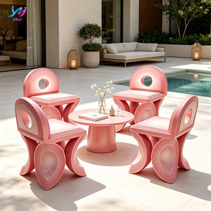 Chaise de salle à manger moderne en fibre de verre italienne, écologique, imperméable, pour chambre, salon, appartement, mobilier de maison - Product Image 1