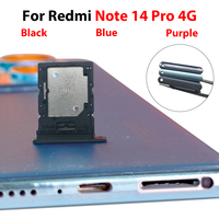 Plateau double SIM en gros pour Redmi Note 14 11 Pro Plus 5G, support de plateau de cartes SIM pour téléphone portable Xiaomi Poco C85, remises en gros