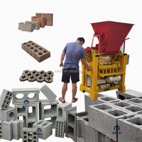 Movable Concrete Hollow Block Making Machine