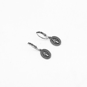 Yunnique – boucles d'oreilles tibétaines en argent, design animal, en acier inoxydable, bijoux unisexes à la mode - Product Image 2
