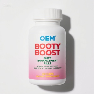 Suplementos Now Big Booty Booster, Cápsulas Herbales para Aumento de Glúteos, Marca Privada para Adultos, Saw Palmetto - Product Image 1