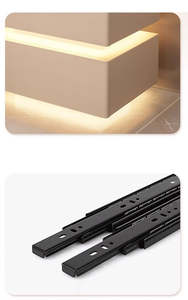 โต๊ะข้างเตียง/ตู้เก็บของไม้จริง 2 ลิ้นชัก ดีไซน์มินิมอลสไตล์นอร์ดิก รุ่นอัลตร้าแนร์วิด  ของใหม่ เฟอร์นิเจอร์ห้องนอนสุดสร้างสรรค์ - Product Image 6