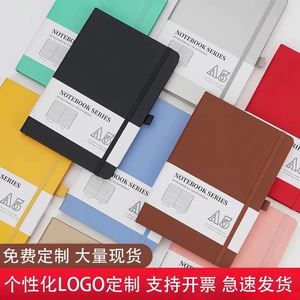 Promotion PUA4 A5 Vente en gros A6 Carnet en cuir personnalisé gaufré avec sangle élastique et couverture - Product Image 5