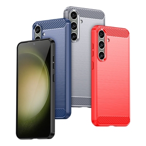 Funda de TPU con Acabado de Fibra de Carbono de Lujo para Samsung Galaxy S25 S24 S23 Ultra Plus A14 5G A22E A04S M13 4G <span class=keywords><strong>Xcover</strong></span> <span class=keywords><strong>6</strong></span> <span class=keywords><strong>Pro</strong></span> 2 - Product Image 2