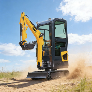 Mini-excavatrice sur chenilles blanche China Somate, certifiée CE ISO EPA EURO5, avec moteur Koop, boîte de vitesses PLC, pompe hydraulique, moteur, garantie 1,5 an - Product Image 6