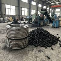 Coque de rouleau 9Cr3Mo usinée CNC pour concasseur, prix usine Chine, pour machine de fabrication de briquettes minières, OEM personnalisé, haute qualité