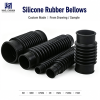Soufflets en caoutchouc silicone sur mesure, dureté Shore 30-70A, en EPDM, pour la protection contre la poussière des composants d'étanchéité des équipements d'imagerie médicale diagnostique