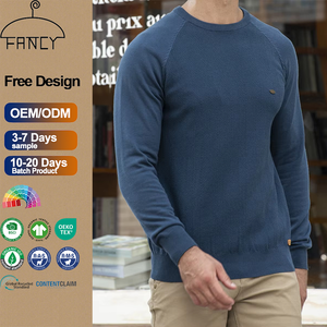 OEM Dernier modèle Vente Pull homme en coton à manches longues Genser Geansai Solid Color <span class=keywords><strong>Troja</strong></span> Basic Knitted Winter Novelty Pullovers - Product Image 1