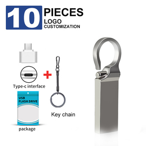 Alta velocidad 100% Capacidad total <span class=keywords><strong>Chip</strong></span> original 64GB Disco de memoria flash Cle USB Logotipo personalizado 128GB 256G Mini Metal 3,0 Unidad flash USB - Product Image 5