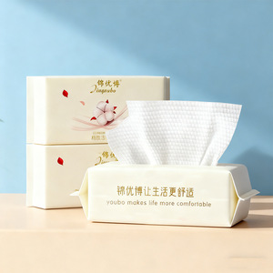 Serviettes de Visage en Coton Extensibles en Forme de Nuage Fan Xin, Épaissies, Douces, Hypoallergéniques, Utilisation Humide ou Sèche, Soin de la Peau Adulte, Nettoyage Domestique - Product Image 2