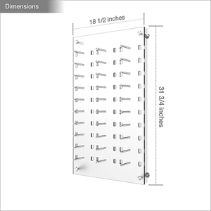 Acryl Brillen Display Acryl Wand brillen & Sonnenbrillen Display Stand - Product Image 2