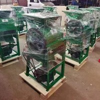 Machine multifonctionnelle de décorticage et d'écosage des graines de ricin et d'arachides avec garantie de 4 ans