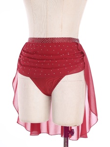 กระโปรงผ้าชีฟองสำหรับเต้นสมัยใหม่สำหรับผู้หญิงกระโปรงเต้นชุดเต้นเล่นโคลงสั้นๆ - Product Image 5