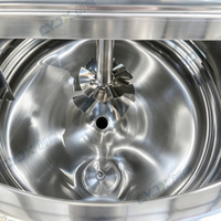 Prix usine 100L mélangeur à haut cisaillement émulsifiant machine émulsifiante à petite échelle pour crème pour les yeux crème pour les mains crème Lotion pour le corps crème