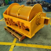 Treuil hydraulique à double tambour pour ancrage marin, amarrage, levage de cargaison lourde sur pont de navire, équipement d'ingénierie offshore