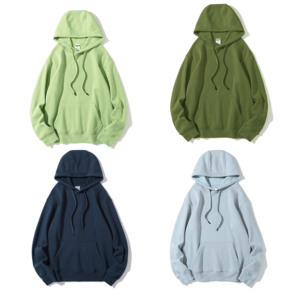 Sweat-shirts à capuche oversize vierges, parfaits pour la broderie personnalisée et la sérigraphie de votre logo de marque, pour vêtements d'équipe. - Product Image 1