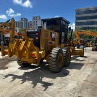 Niveleuses d'occasion en bon état Cat140k, mini-niveleuse routière à bas prix, Caterpillar en promotion pour travaux routiers et construction