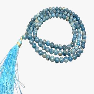 Amatista natural Jap Mala con cuentas de cristal Premium para meditación, yoga de curación energética y necesidades de suministro a granel - Product Image 2