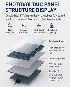 Panel Solar Bifacial SUNPLUS de 630W Tipo N con Celdas de 210mmx210mm para Techo y Uso Doméstico - 22.5% de Eficiencia, Almacén NJ - Product Image 5
