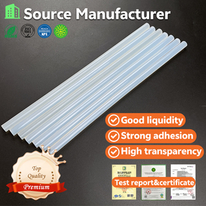 Certificado RoHS REACH, Precio Económico, Buena Calidad, Barras de Pegamento Termofusible Transparentes de 11 mm x 300 mm - Product Image 2