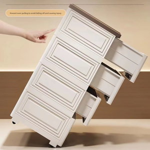 Armario <span class=keywords><strong>de</strong></span> Almacenamiento <span class=keywords><strong>de</strong></span> Plástico <span class=keywords><strong>de</strong></span> Estilo Europeo <span class=keywords><strong>con</strong></span> <span class=keywords><strong>Cajones</strong></span> Multicapa, Organizador <span class=keywords><strong>de</strong></span> Artículos Diversos <span class=keywords><strong>con</strong></span> <span class=keywords><strong>Ruedas</strong></span> - Product Image 5