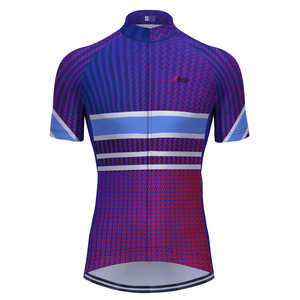 Jersey de Ciclismo de manga <span class=keywords><strong>corta</strong></span> para hombre, camiseta transpirable con estampado personalizado para primavera y verano - Product Image 5