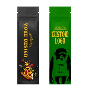 Low Price Factory Supplier Custom Printed Plastic Bags Flower Leaf Wrapper Packaging Tubes Dispensary Bag