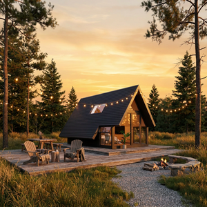<span class=keywords><strong>Cabaña</strong></span> Modular de Lujo Riverside Island Lodge, Alojamiento Premium en Resort, Desarrollo Turístico, Casa en Forma de A S190 - Product Image 6