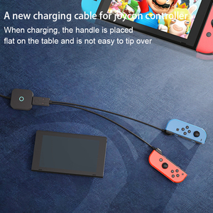 Câble de charge pour <span class=keywords><strong>manette</strong></span> Joycon, compatible avec la Nintendo <span class=keywords><strong>Switch</strong></span>, <span class=keywords><strong>manette</strong></span> gauche et droite, cordon de charge - Product Image 2