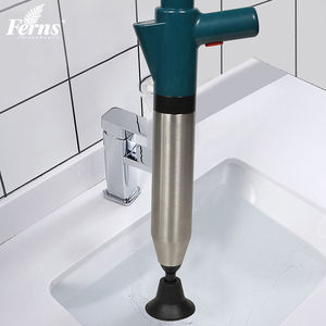 Hochwertiges Haushalts-Toiletten werkzeug Rohr Bagger luft Hochdruck-Toiletten kolben Rohr klar Blockierung Pipeline Bagger - Product Image 6