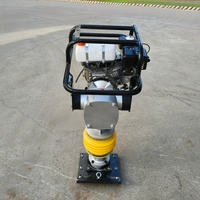 Compacteur thermique robuste modèle 100 avec moteur importé 5,5-6,5 CV, type Jumping Jack, conforme aux normes CE