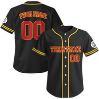 Jersey Baseball dengan Nama dan Nomor Tim yang Dipersonalisasi, Seragam Jersey Baseball untuk Penggemar Baseball, Jersey Berwarna