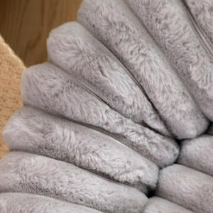 Ronde Bedden Voor Huisdieren Met Afneembare Hoes Wasbaar Nepbont Hondenbed Antislipbodem Donut Medium Hondenbed - Product Image 3