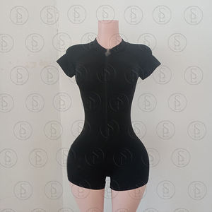 Completo Fitness Body <span class=keywords><strong>Basics</strong></span>: Nuovi Body <span class=keywords><strong>Basics</strong></span>, Tute Intere in Nylon, con Cerniera Personalizzata, Loungewear Colorato da Donna - Product Image 5