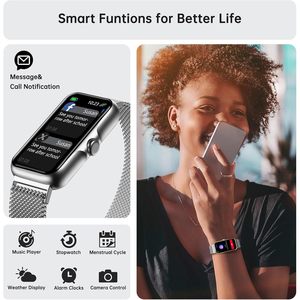 Sunorshop 24/7 Sức Khỏe Tập Thể Dục Tracker Thông Minh Đồng Hồ Với Ip68 Cảm Ứng Điều Khiển Oxy Máu Trái Tim Tỷ Lệ Màn Hình Ngủ Đồng Hồ Báo Thức SDK - Product Image 4