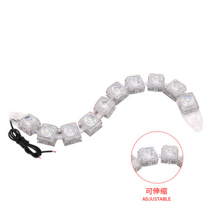 ไฟเดย์ไลท์ LED แบบยืดหยุ่น รุ่น Snake 12v สีขาว 9 12 18 ดวง สำหรับตกแต่งรถยนต์ - Product Image 4