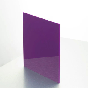 紫色のプラスチックアクリルシート固体不透明または着色された紫色のアクリルpmmaプレキシガラスパースペックスルサイトシートボードパネル - Product Image 6