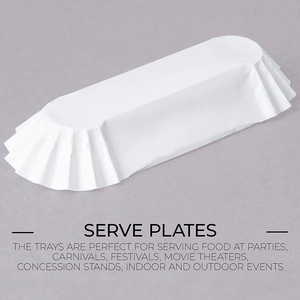 Cajas de Embalaje Desechables, Biodegradables y Compostables, de Pulpa de Papel, con Diseño de Barco, para Hot Dogs, Aptas para Alimentos, para Puestos de Comida - Product Image 5