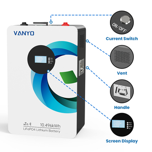 Système de stockage d'énergie à batterie Lifepo4 murale 51,2 V 200 Ah 10 kWh 205 Ah pour CE MASDS UN38.3 - Product Image 2